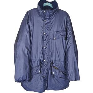 Kanuk Vintage Long Line Parka Ripstop Hooded Sherpa Collar Winter Jacket 4 - L